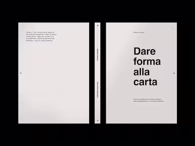 Dare forma alla carta