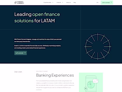 Diseño web - Finerio Connect