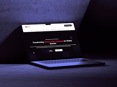 Tobams group website design