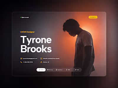 Apex — Resume & CV Template
