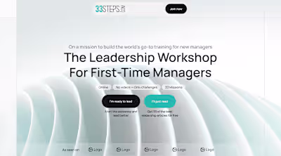 33steps.com (https://33steps.com) a landing page