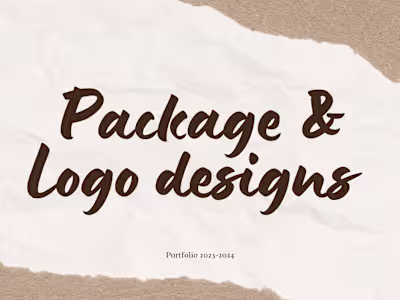 Package, Lable & logo designs