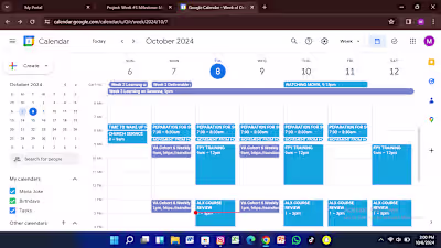 Task scheduling and calendar Coordination