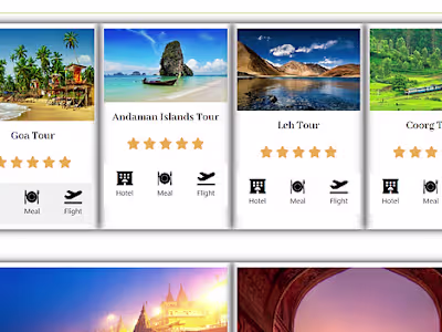 Event and Toure Management website 