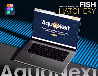 Modern Fish Hatchery & Aquaculture Website Design