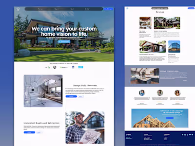 Website for Contractor ✦ MM Home Builder