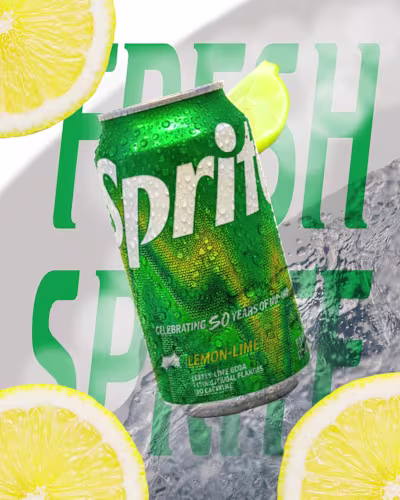 Concept Social Visuals for Sprite Using Flora