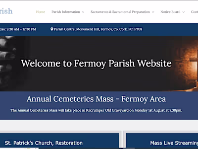 Wordpress website | Church Donation | Wordpress Website Creation
