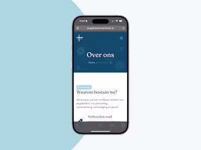 A website for the Youth work Amersfoort