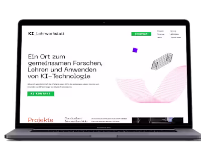 Website für die KI-Werkstatt der HTW-Berlin
