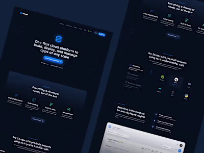 Zerops Landing Page