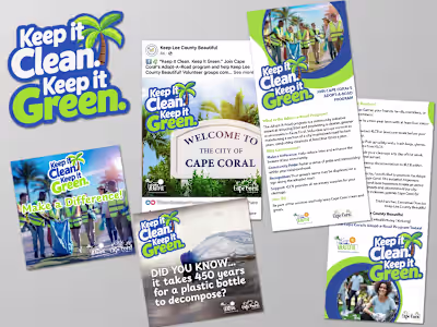 Adopt-A-Road Awareness Campaign for Keep Lee County Beautiful