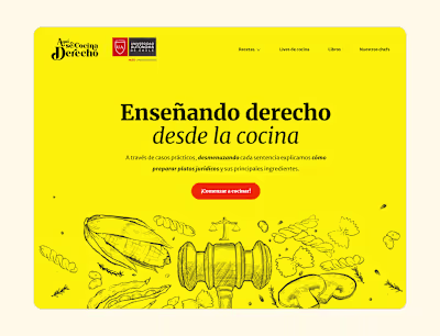 Aquí se cocina derecho Web Design