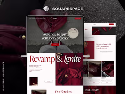 SIREN Luxury Social Strategy Website