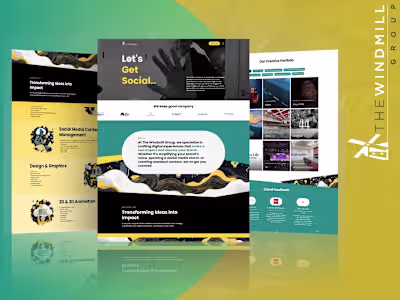 Creative Media Agency Website |