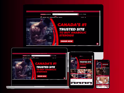 Canadian Anabolics | WordPress E-Commerce Website