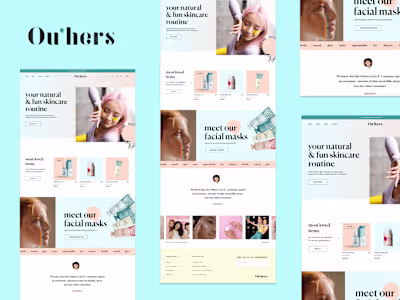 Ouhers - Web design eCommerce