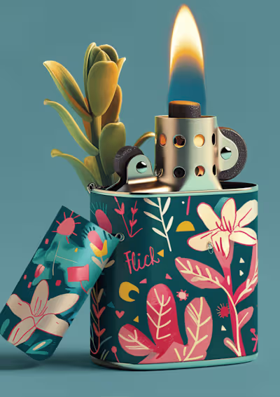 Flicker lighter :: Behance