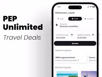 PEP Unlimited - Travel App