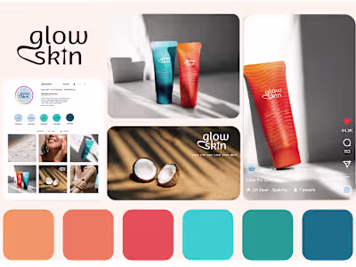 Sunscreen Packaging and Logo Design 