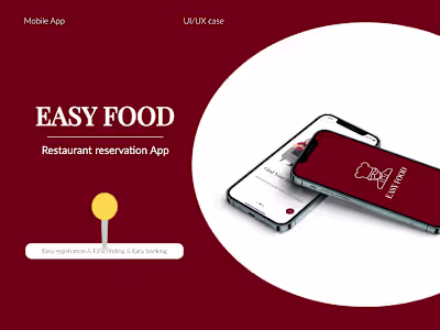 Easy Food | Mobile app