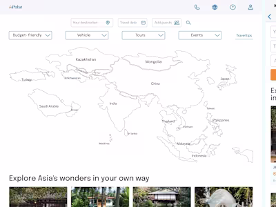 Booking in Asia