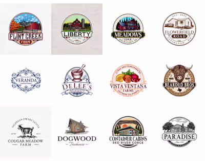 Vintage Hand Drawn Emblem Collection Vol.1 :: Behance