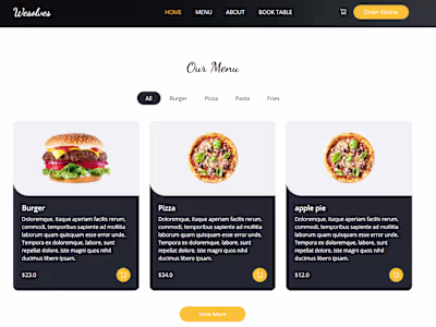 Restaurant Web-App