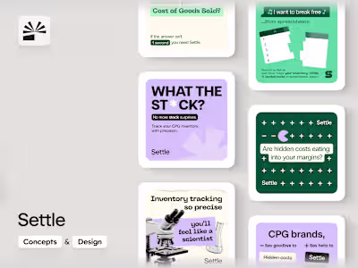 Ad Concepts + Designs for Settle