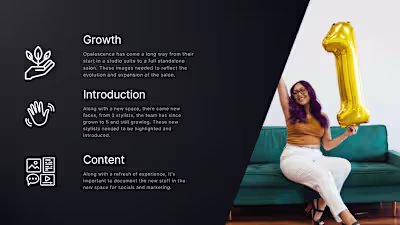 Opalescence Salon -  1 year later 