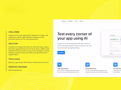 AI-Generated Video Display Pages