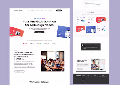 Digital Agency Landing Page 