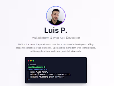 Codedbyloan.com (http://Codedbyloan.com) is my personal port...