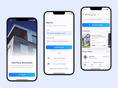 Real Estate iOS App UI/UX Design