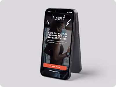 Fitness Mobile App & Design System