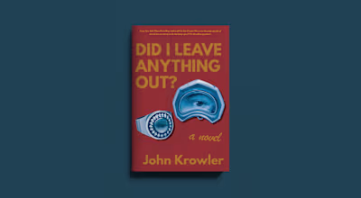Did I Leave Anything Out | Book Cover Design