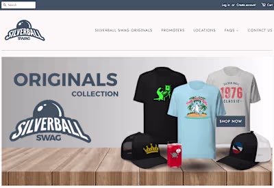 Silverball Swag Ecommerce Website