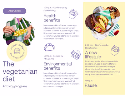 Alba Castro - about vegetarian diet