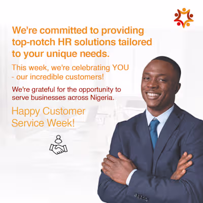 Customer Service Week Promotional Design