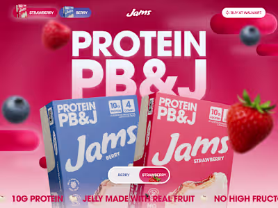 JAMS Website Design, Development, 3D