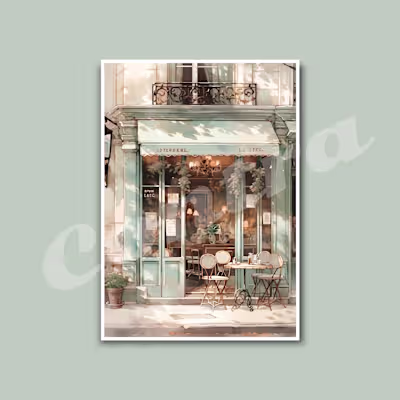AI Art - Watercolor Style Poster