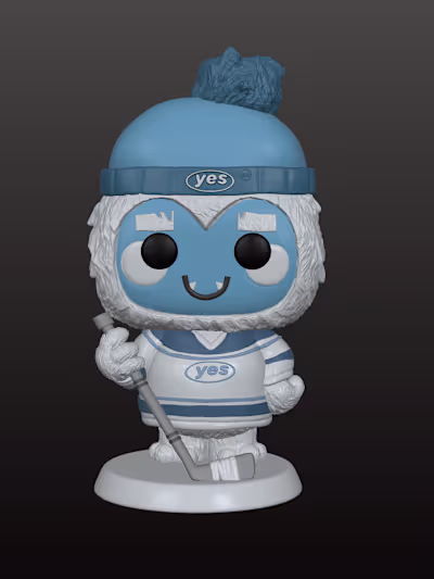 Your Employment Solutions – 3D Sculpted Yeti Mascot Series