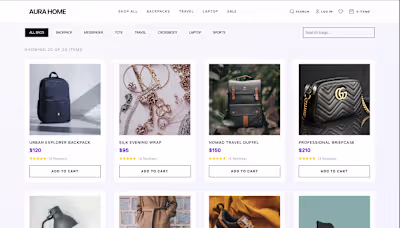 E-commerce Add to Cart store