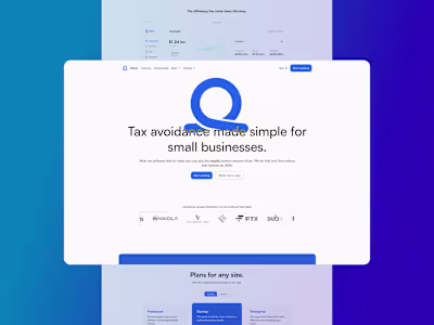 SaaS Marketing Page – Advanced Framer Build (Detax)