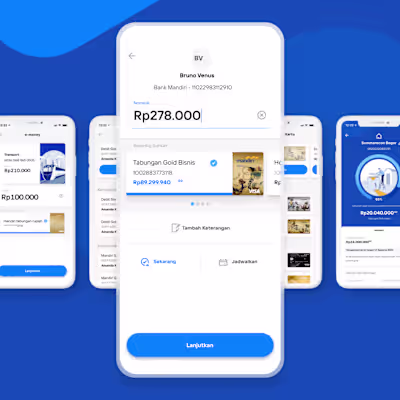 Mobile App for one of Indonesia Largest Banks (Bank Mandiri)