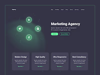 Website for Marketing Agency