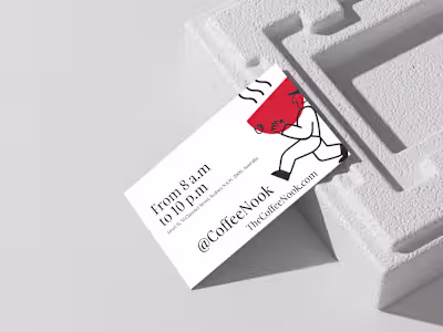 "Nook" Coffee Shop - Branding Identity: Behance