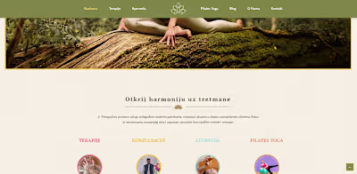 WebSite for holistic wellness center
