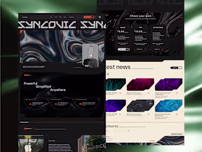 Syncovic WebFlow Template