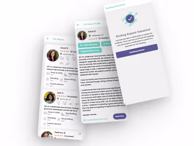 The Platinum Paw | Professional Pet Sitter Booking App